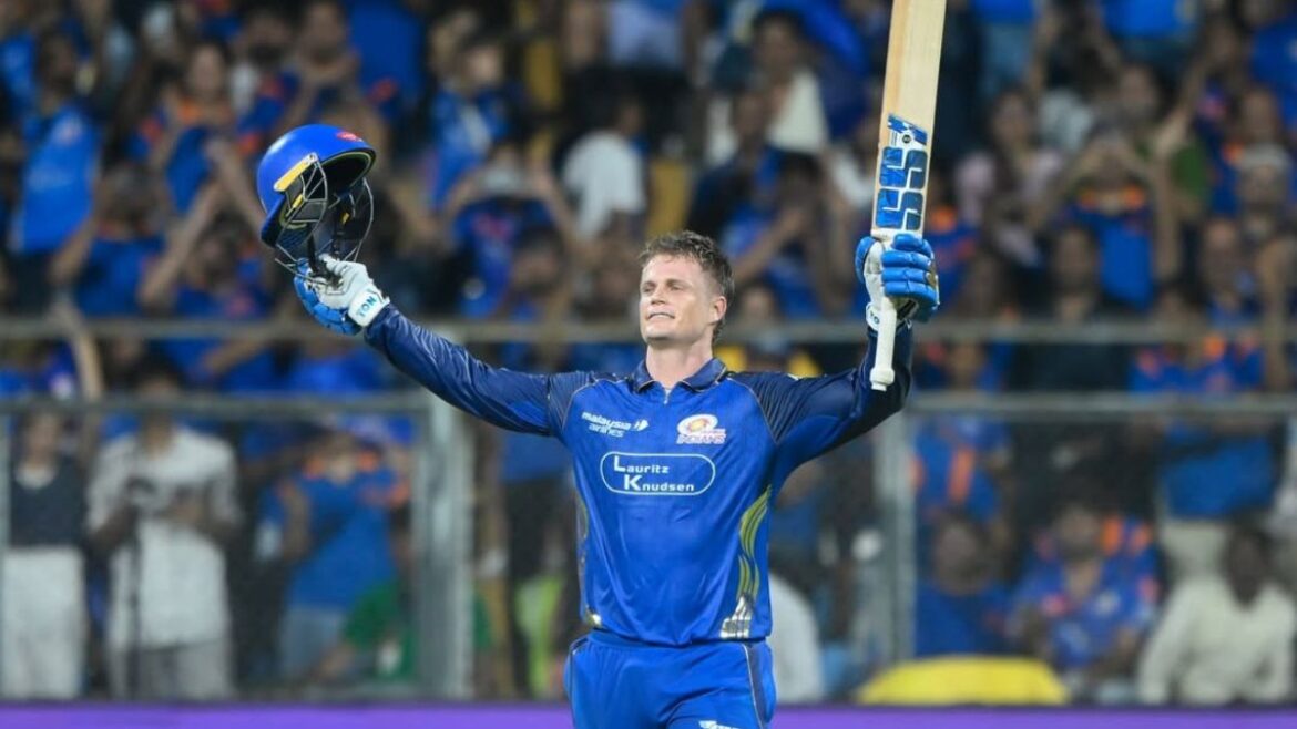 Ryan Rickelton shattered Sanath Jayasuriya's 18-year-old IPL record for Mumbai Indians