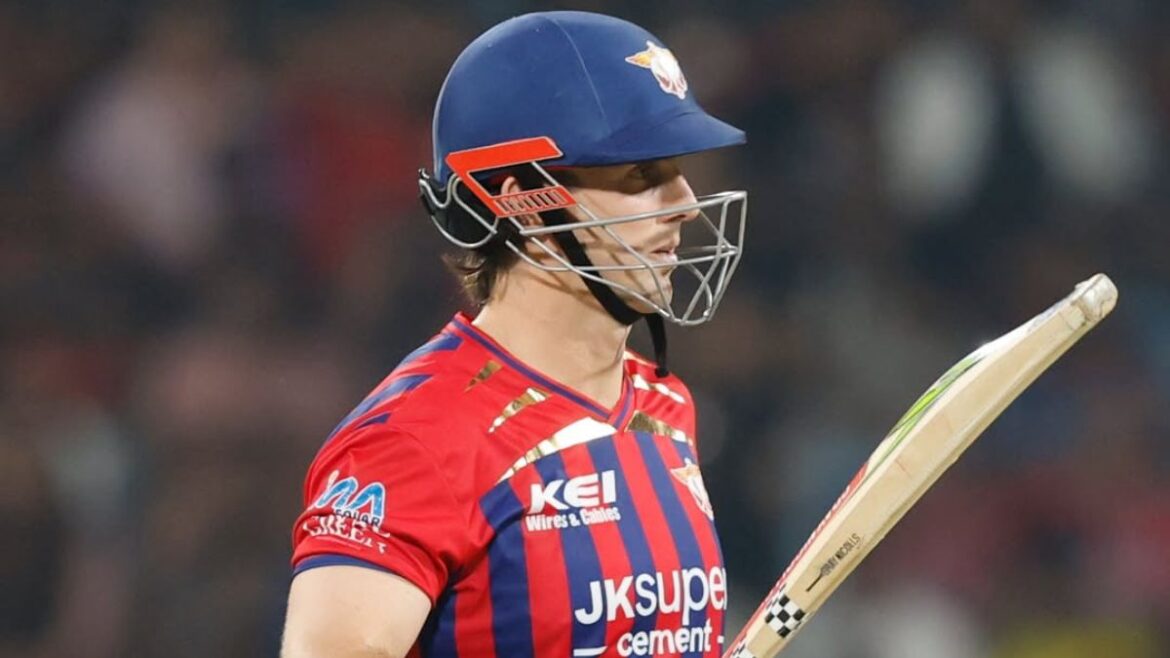 Mitchell Marsh registers fastest century for LSG in IPL