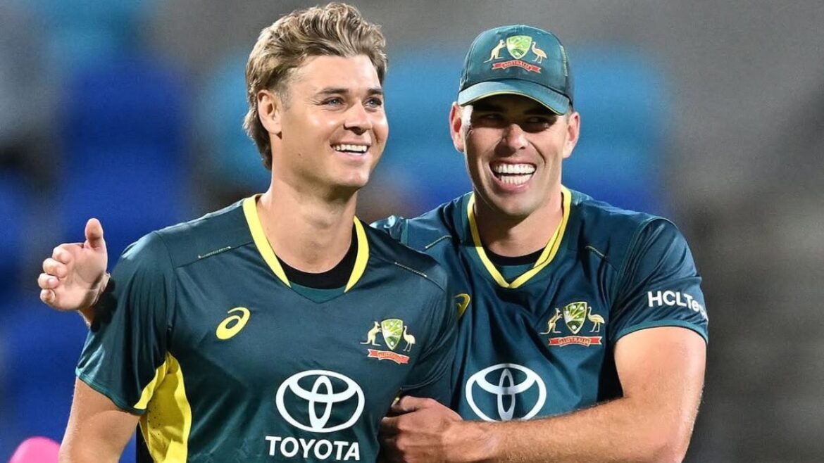 Spencer Johnson and Xavier Bartlett Most economical four-over spell for Australia in men's T20I history