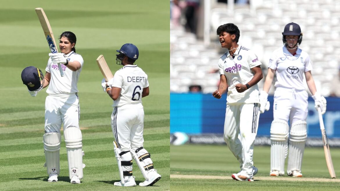 Yastika Bhatia and Kranti Gaud attain immortality on Lord's honours board